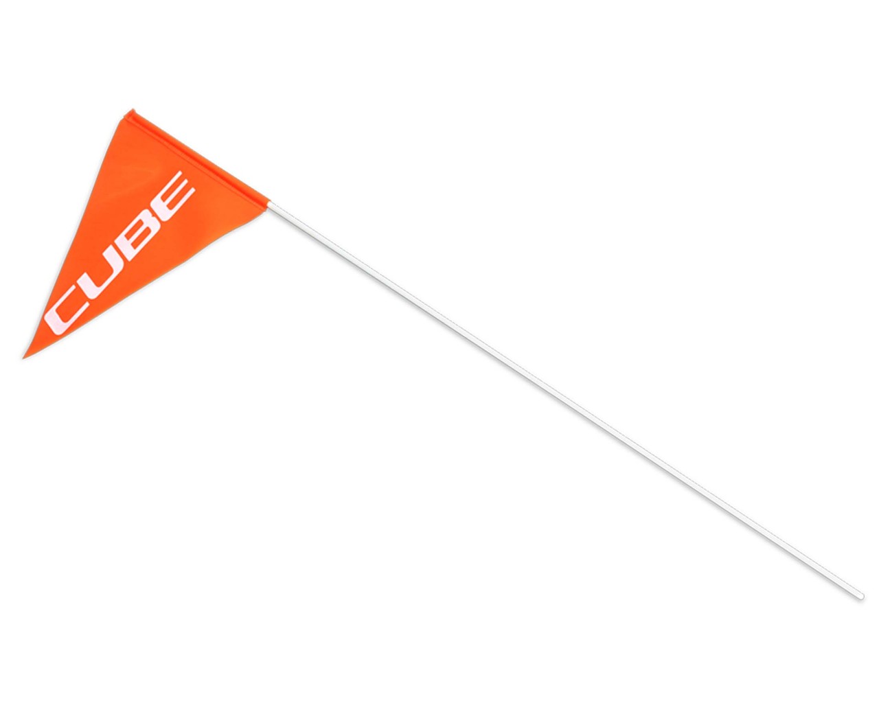 Cube Safety Flag Kids Trailer Double CMPT | orange