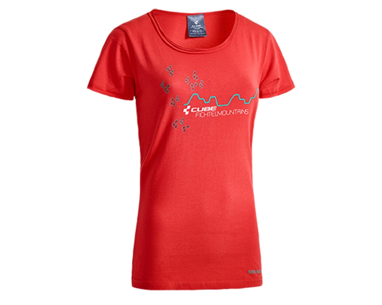 Cube WLS T-Shirt Fichtelmountains Woman After Race | red