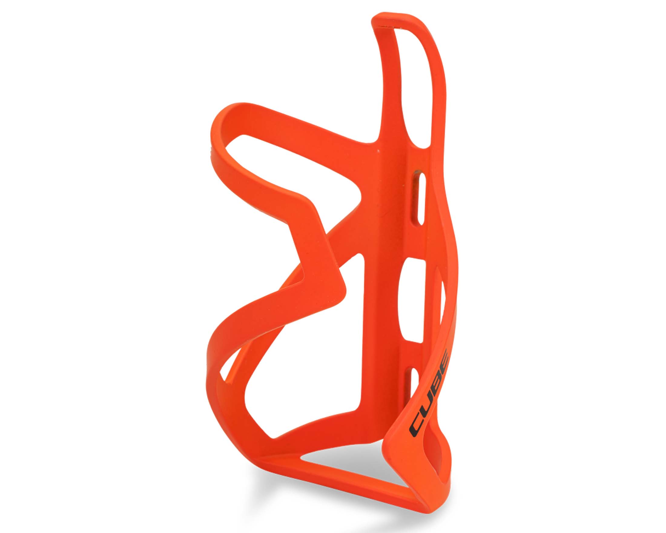 Cube Bottle Cage HPP Right Hand Sidecage matt orange glossy black