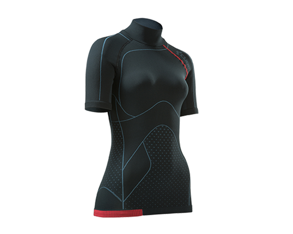 Cube WLS Baselayer cold conditions S/S Blackline | black/grey/red