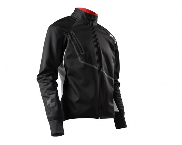 Cube Blackline Softshell Jacket | black/white/red