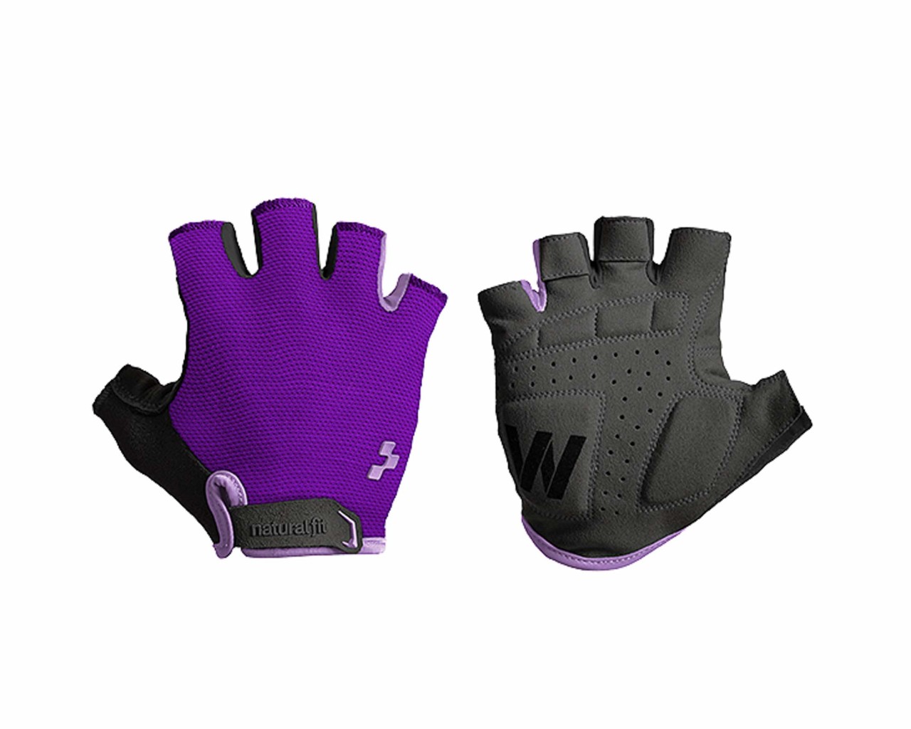 Cube Natural Fit WLS Gloves short finger | violet n purple