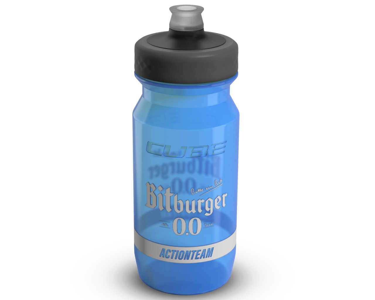 Cube Bottle Grip X Actionteam 0.5l | blue n white
